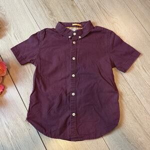Boys Cactus New York Button Up Short Sleeve Top Swiss Dot/ Dotted
